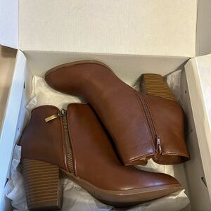 Style & Co. Tan Ankle Booties
